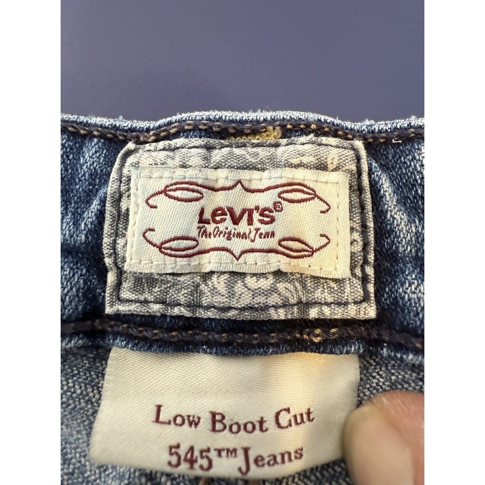 Levi's 545 Low Bootcut Denim Blue Jeans Women's Size 8